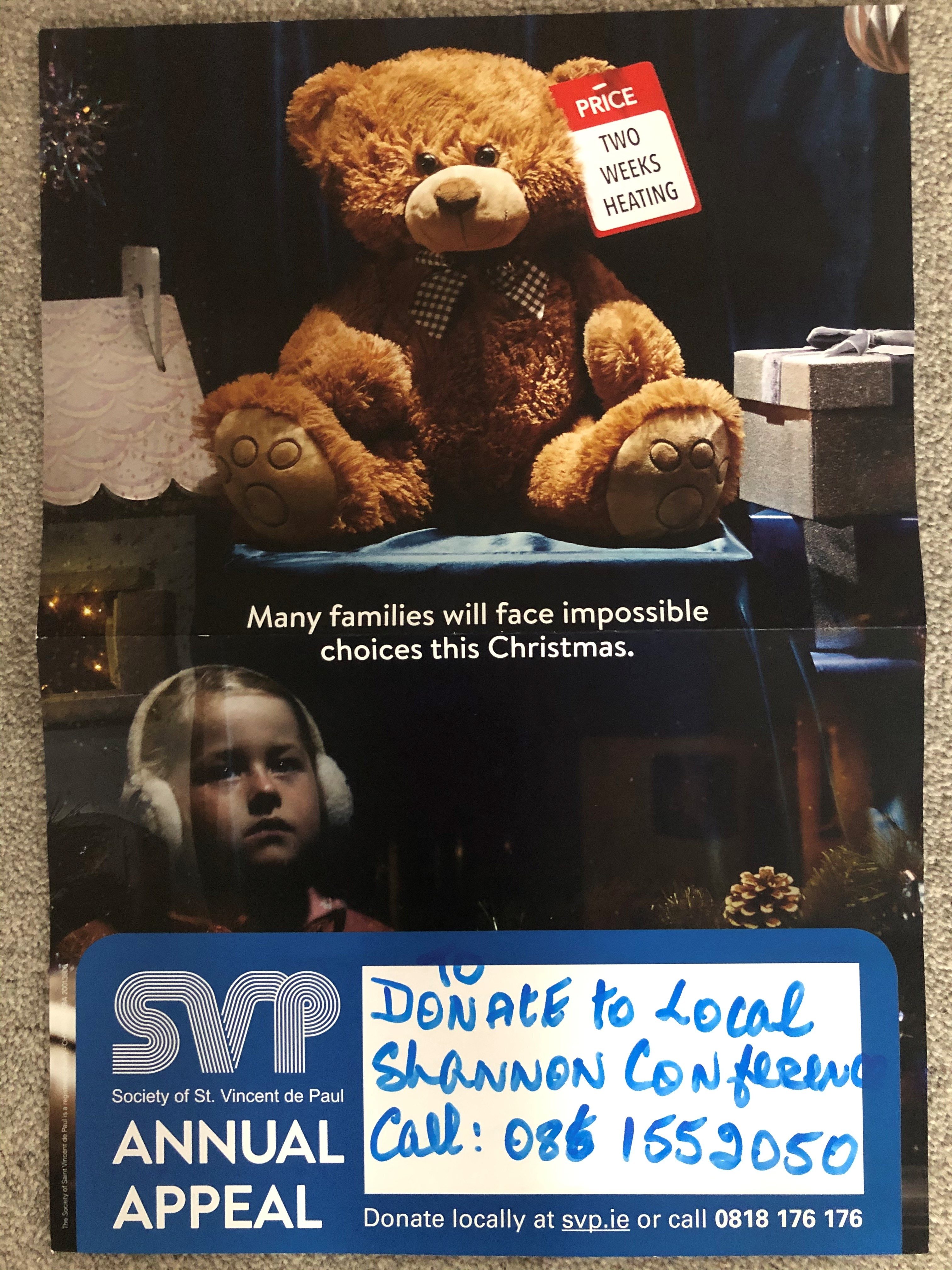 St. Vincent de Paul Donations very Thank you! St Senan's