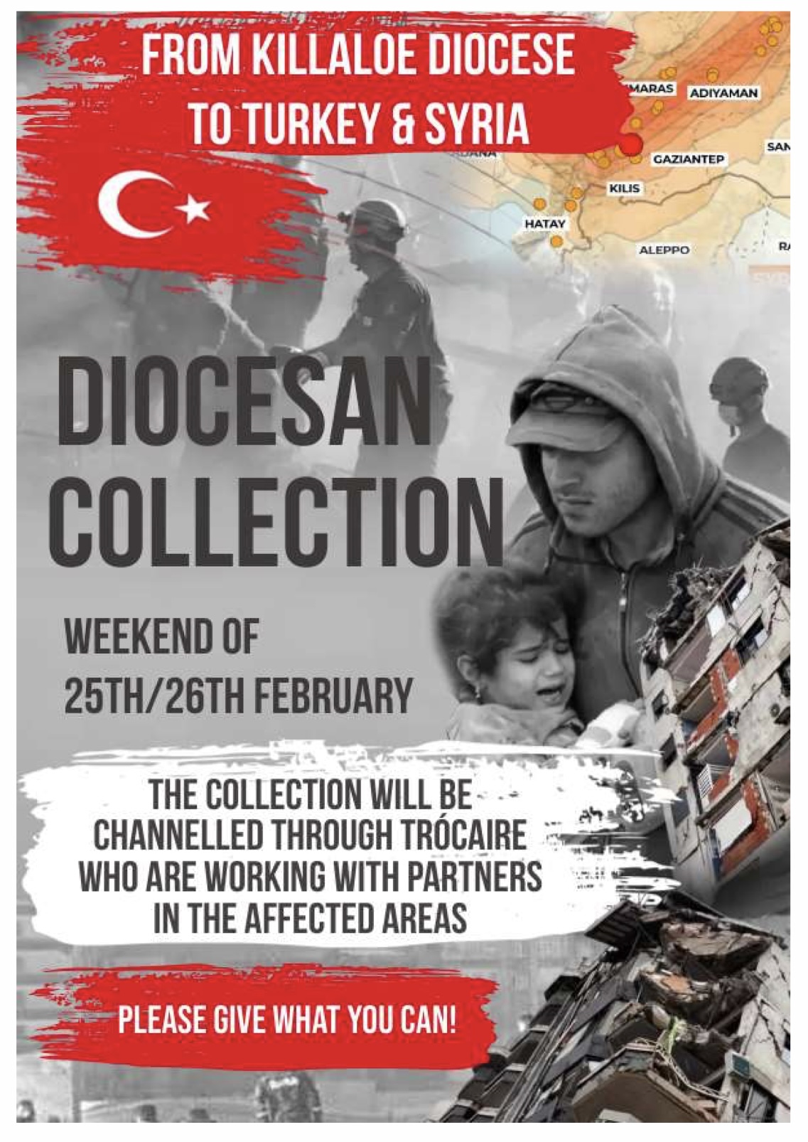 TurkeySyria Earthquake Appeal St Senan's Parish, Shannon